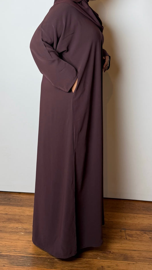 Mahogany mauve closed